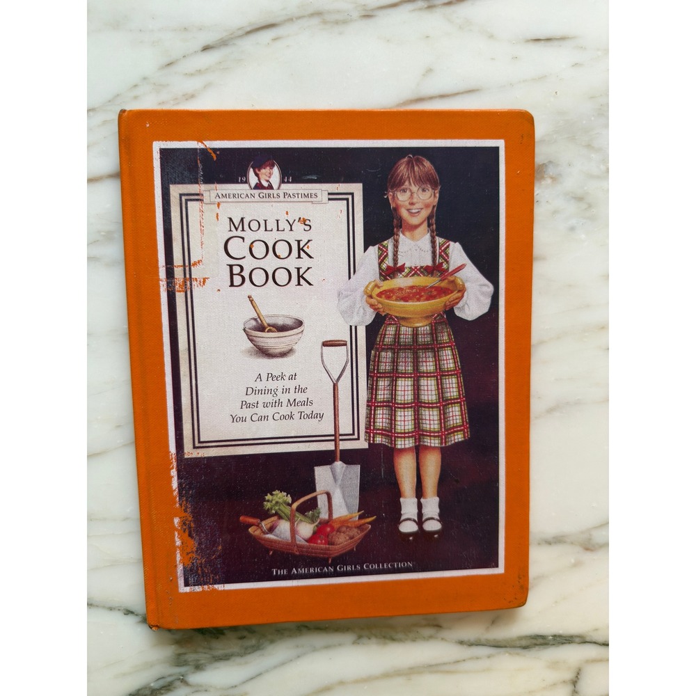 Vintage 1994 American Girl Molly's Cookbook First Edition 1940s Recipes